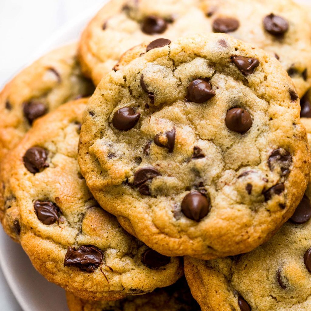 biscotti gustosi e salutari: gocce di cioccolato